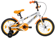 PILOT Dječji bicikl Skiller bijelo-narančasti 20"